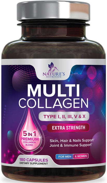 Multi Collagen Peptides – 180 Capsules