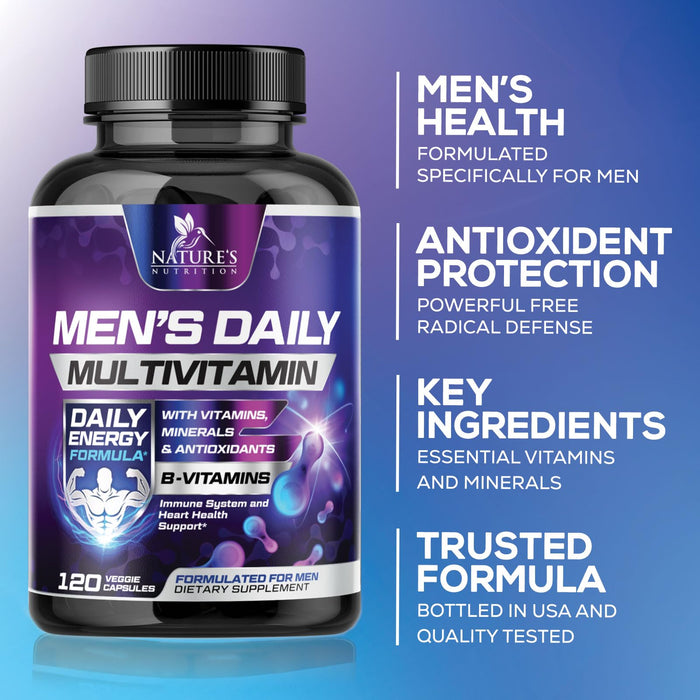 Men’s Daily Multivitamin – 120 Capsules