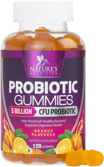 Daily Probiotic Gummies – 5 Billion CFU – 120 Gummies