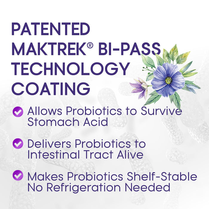 Probiotics for Women 50 Billion CFU - Digestive Health, Vaginal pH & Immune Support, Prebiotics & Cranberry, Gut Health & Urinary Support, 5 Strains, Shelf Stable Women's Probiotic - 60 Capsules