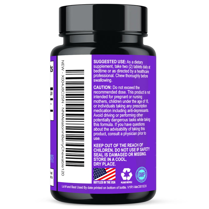 Fast Dissolve Melatonin 10mg – 120 Chewable Tablets