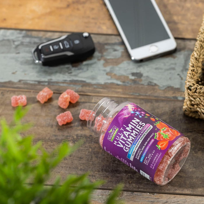 Multivitamin Gummies - Daily Adult Gummy Vitamins & Minerals for Women & Men with Vitamins A, C, D, E, B12, Zinc, Immune Support Gummy Multivitamins Supplement, Multi Vitamin for Adults - 60 Gummies