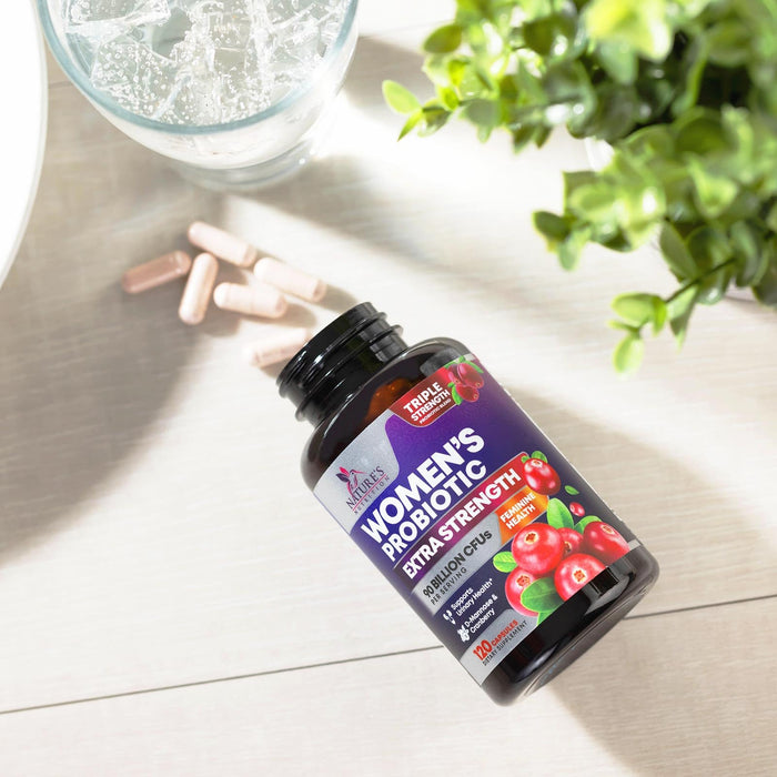 Probiotics for Women - 90 Billion CFU 16 Probiotic Strains with Cranberry, Vaginal Probiotics with Prebiotics PH, Digestive, UT, Immune, & Feminine Health Support, Pro Biotics for Women, 120 Capsules