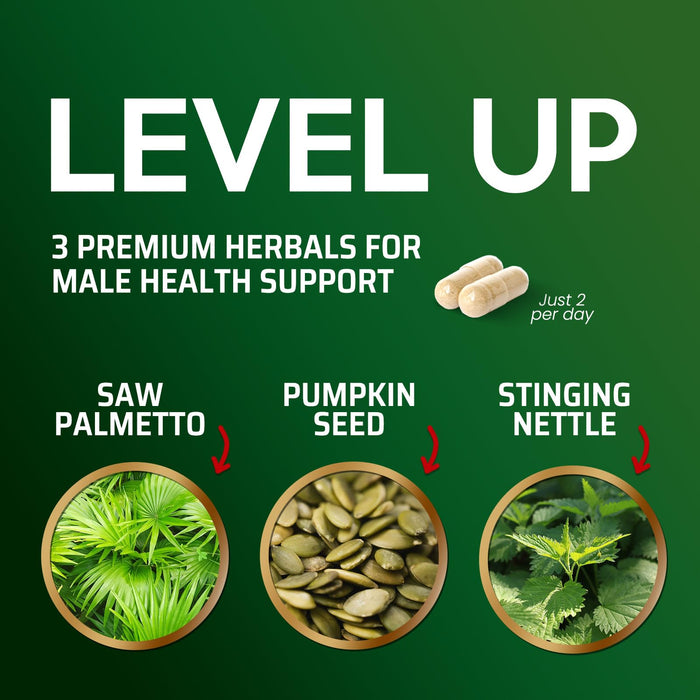 Saw Palmetto for Men 1000MG Prostate Health Supplement - Saw Palmetto Extract Prostate Support Supplement, Prostate Supplements for Men's Health Support, Prostate Urinary Health Support, 120 Capsules