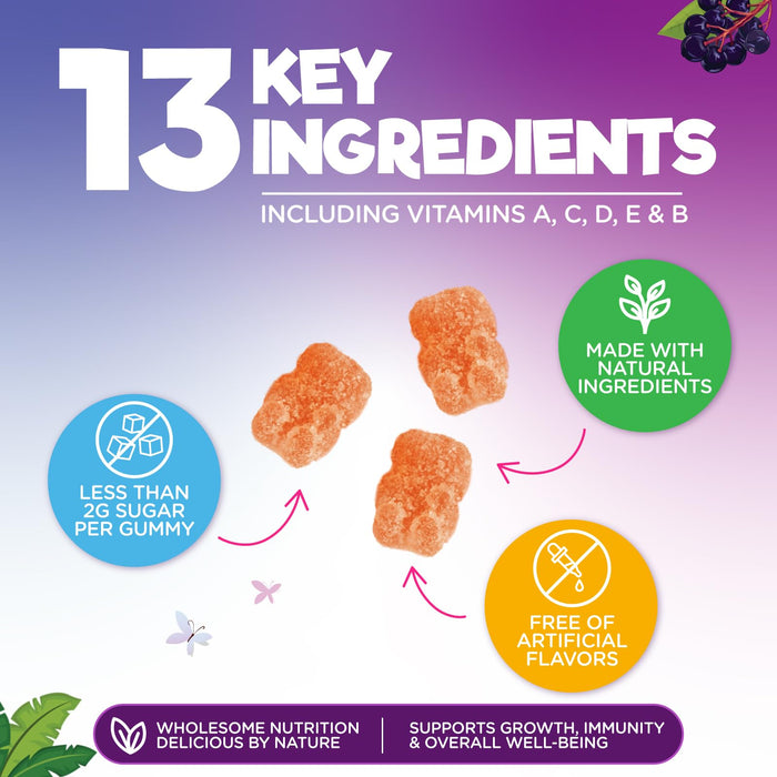 Multivitamin for Kids Gummies with Vitamin C – 60 Gummies