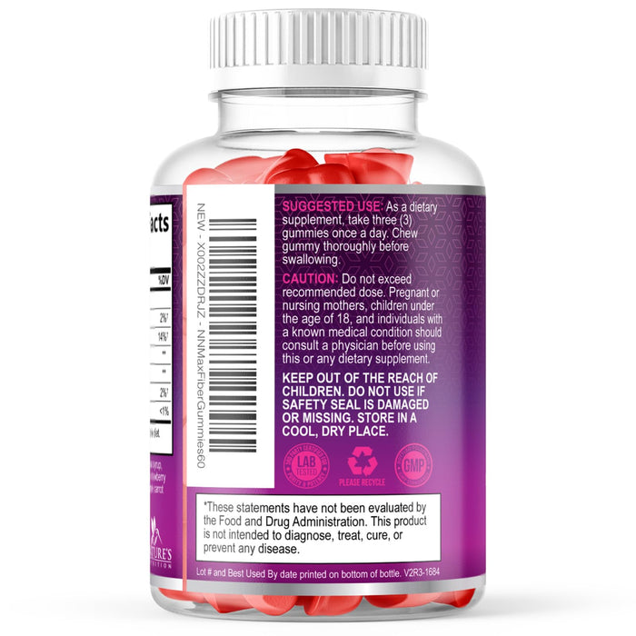 Fiber Gummies – 60 Gummies