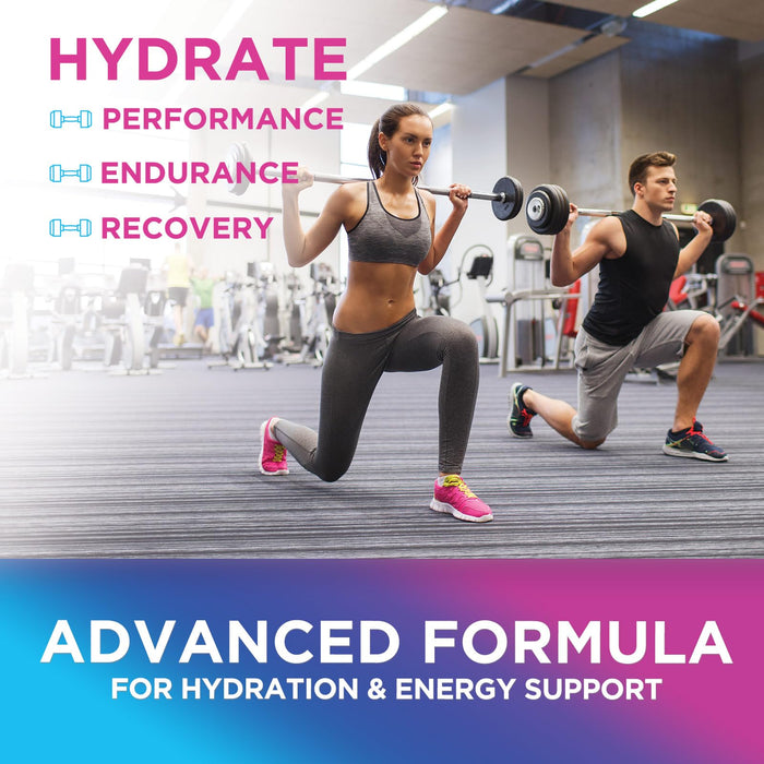 Hydration Electrolyte Gummies - Daily Liquid Replenisher Gummy - Electrolyte Multiplier with Minerals, Potassium & Real Salt - Vegan, Non-GMO - Tasty Lemon Flavor Hydration Electrolytes - 60 Gummies