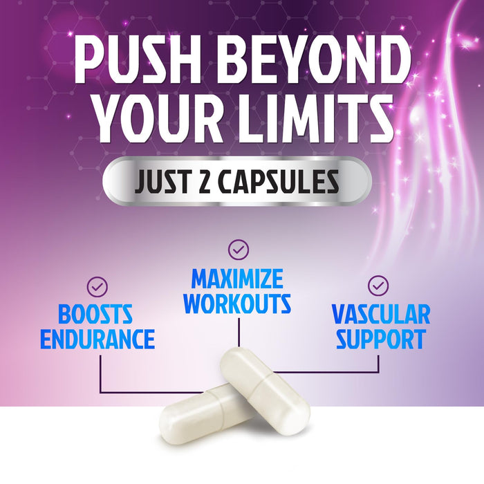 L-Arginine 1000mg Supplement - Heart Health Support - Premium Muscle Supporting Nitric Oxide Precursor Booster for Extra Strength - Gluten Free, Amino Acid Energy Blend For Men & Women - 120 Capsules