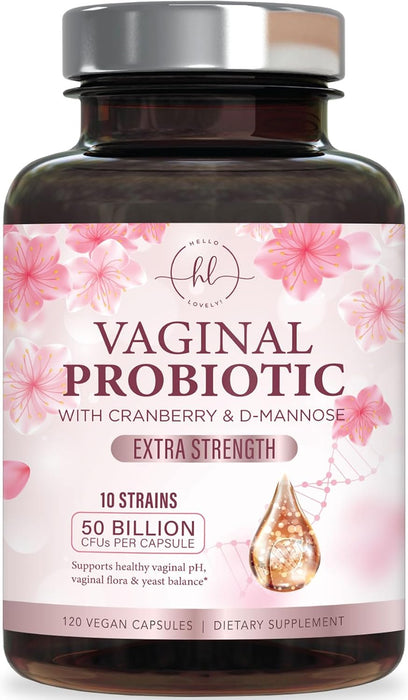 Vaginal Probiotics for Women – 50 Billion CFU – 120 Capsules