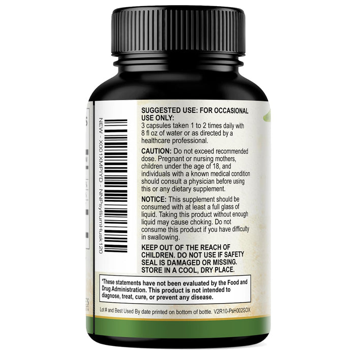 Psyllium Husk Fiber 2000mg – 120 Capsules