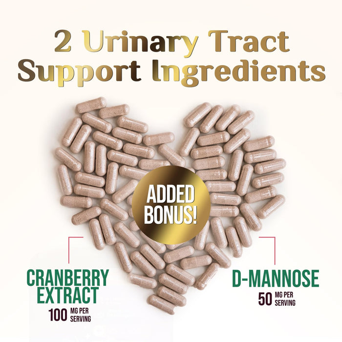 Vaginal Probiotics for Women - pH Balance, Digestive, UT & Feminine Health Support - 50 Billion CFU, 10 Probiotic Strains, Cranberry & Prebiotics - Vag Women Health Supplements - 120 Capsules