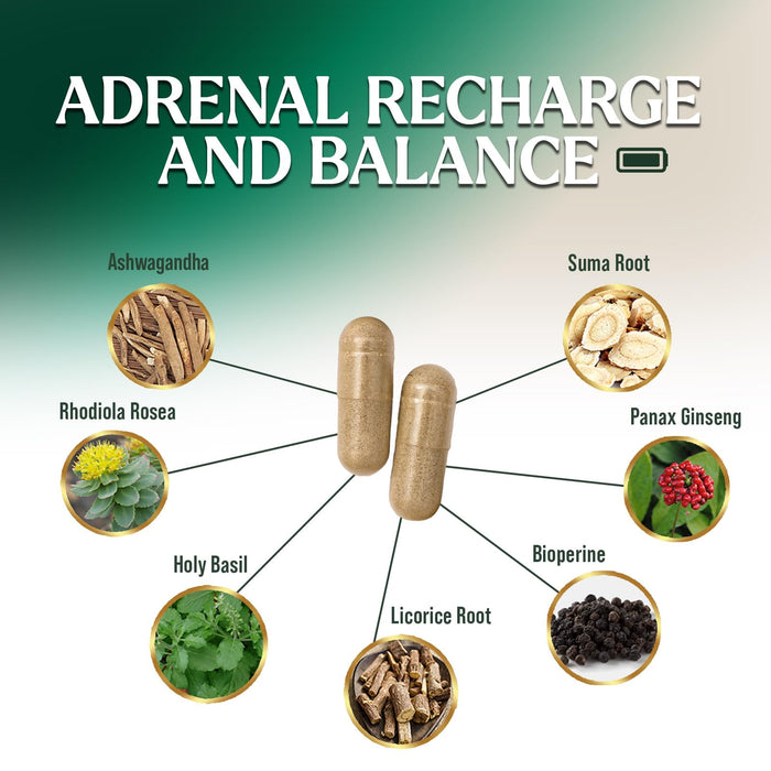 Adrenal Support Supplements Cortex Complex, Best Energy Supplement, Supports Cortisol Health & Energy Levels, Daily Ashwagandha for Women & Men, Supports Adrenal Fatigue & Immune System, 120 Capsules
