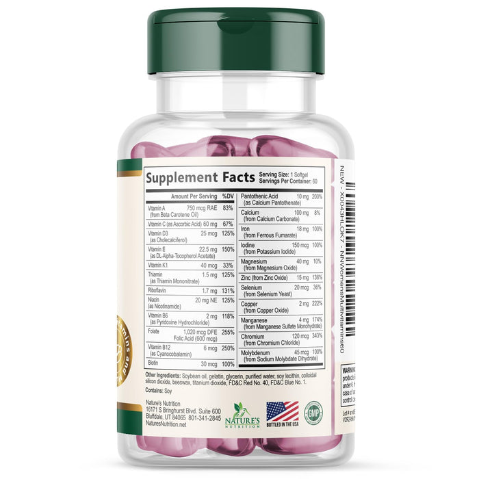 Women’s Daily Multivitamin – 60 Softgels