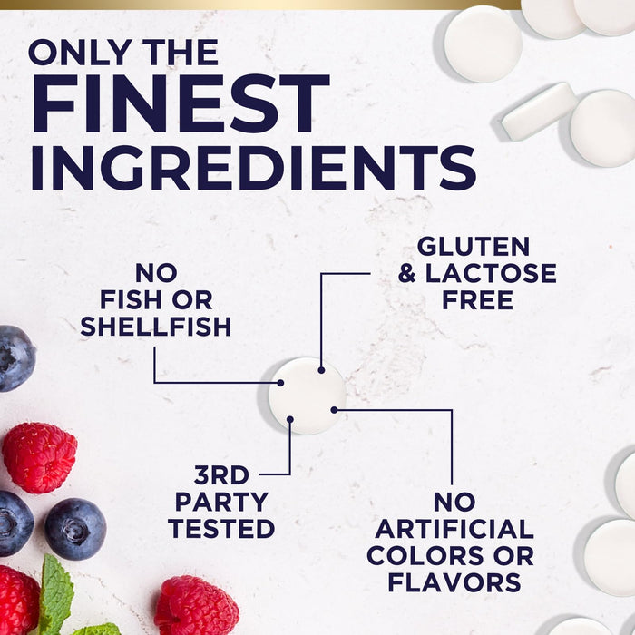 Vitamin D3 K2 - 5000 iu Vitamin D3 & 100 mcg Vitamin K2 (MK-7) Complex for Immune Support - Bone, Teeth & Muscle Health Support - Berry Chewable, Gluten Free, Non-GMO, Made in USA - 120 Tablets