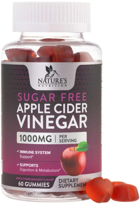Apple Cider Vinegar Gummies for Weight Loss 1000mg – 60 Gummies