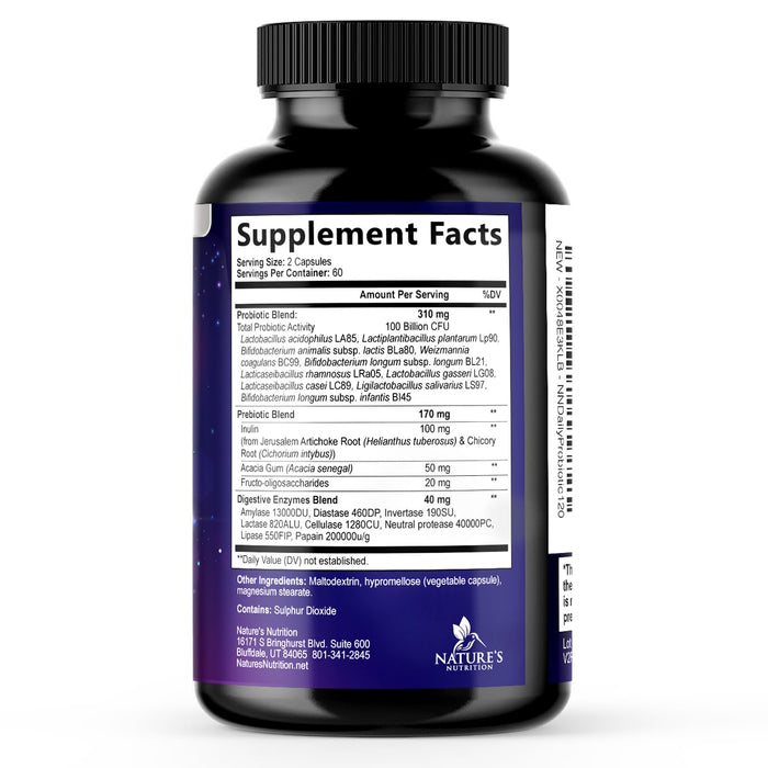 Probiotics 100 Billion CFU – 120 Capsules