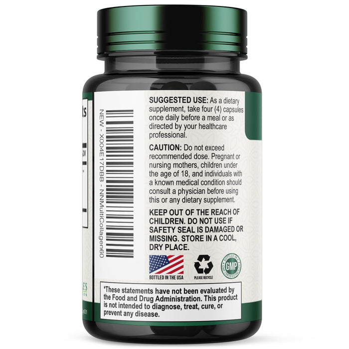 Multi Collagen Peptides 2400 mg – 60 Capsules