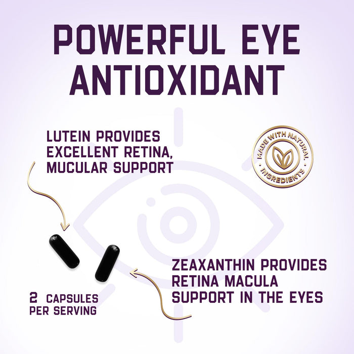 Eye Vitamins with Lutein & Zeaxanthin – 120 Capsules