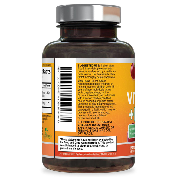 Vitamin D3 K2 2000 IU + with K2 (MK-7) 75 mcg – 120 Tablets