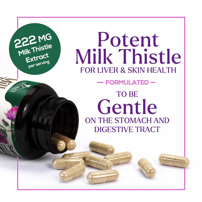 Milk Thistle Extract – 1000mg – 60 Capsules