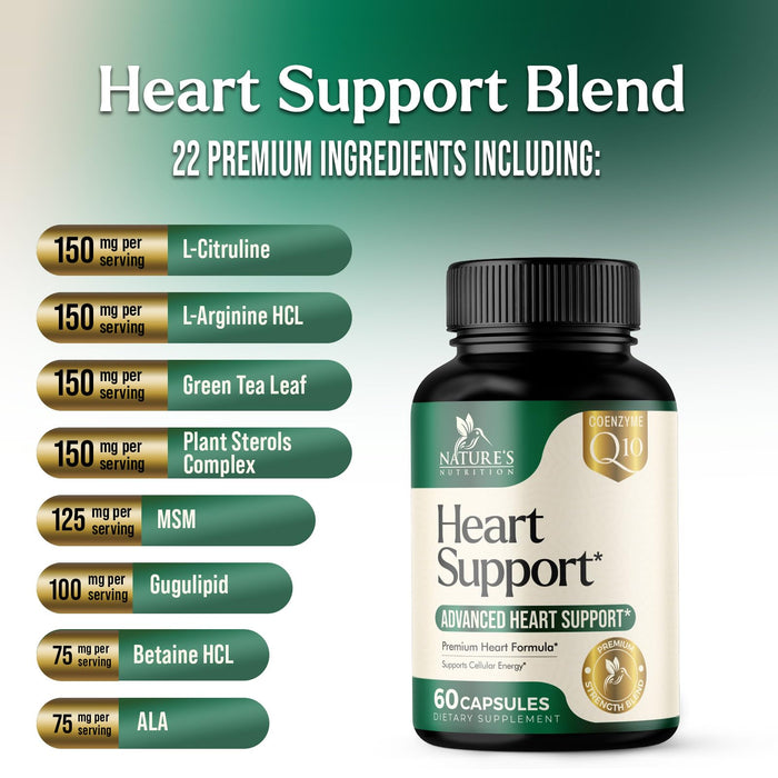 Heart 1650mg – 60 Capsules