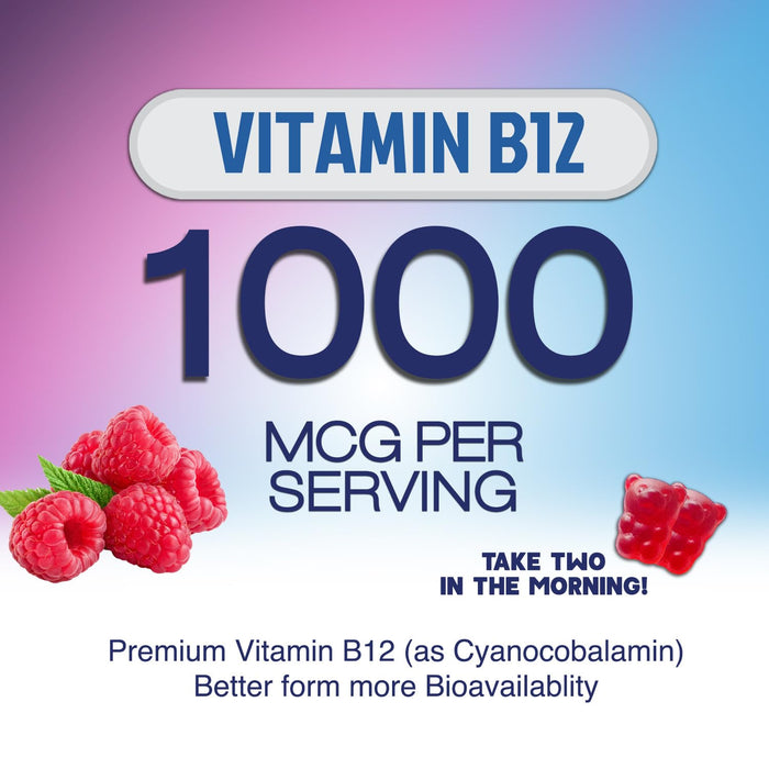 Energy Gummies 1000 mcg Vitamin B12 – 120 Chews