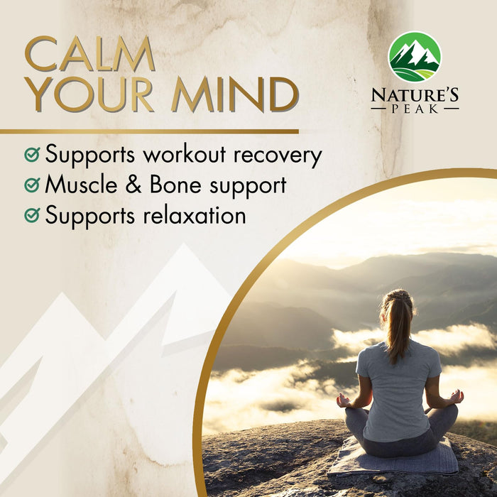 Magnesium Glycinate 500mg - Chelated for Ultra Absorption - Supports Bone, Muscle, Nerves & Heart Health, Nature's Sleep Support, Best Magnesium Supplement Pills for Whole Body Support - 120 Tablets