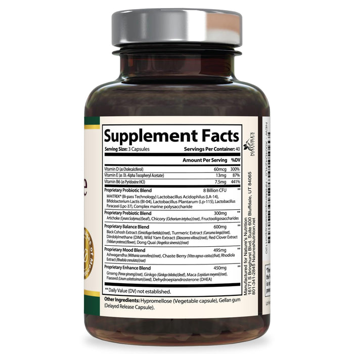 Menopause for Women – 120 Capsules