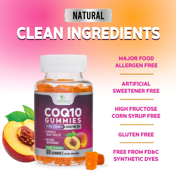 Nutrition CoQ10 Gummies 100mg – 60 Count