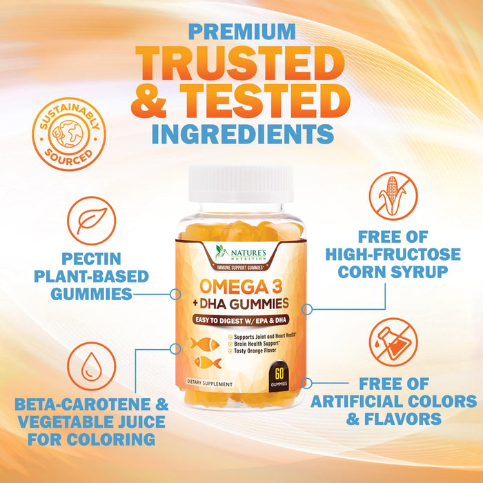 Omega-3 Fish Oil – 60 Gummies