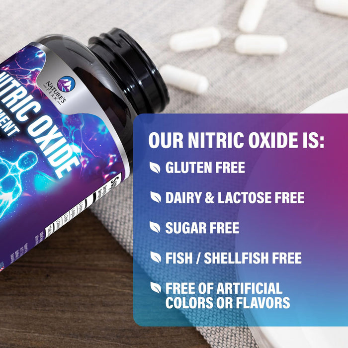 Nitric Oxide Supplement 3000mg L Arginine 3X Strength - Citrulline Malate & AKG - Extra Strength Muscle Supporting Nitric Booster for Muscle Growth & Workout Recovery to Train Harder - 120 Capsules