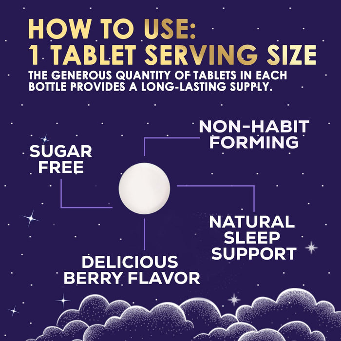 Melatonin 10mg - Sleep Support Supplements for Adults - Extra Strength Fast Dissolve 10 mg Melatonin Tablets for Restful Sleep Support, Natural Strawberry Flavor, Sugar-Free Non-GMO - 60 Day Supply