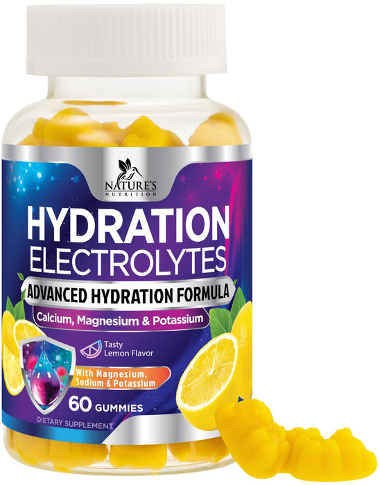 Hydration Electrolyte Gummies – 60 Gummies