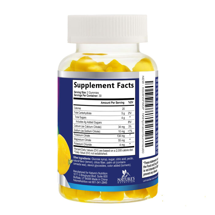 Hydration Electrolyte Gummies – 60 Gummies