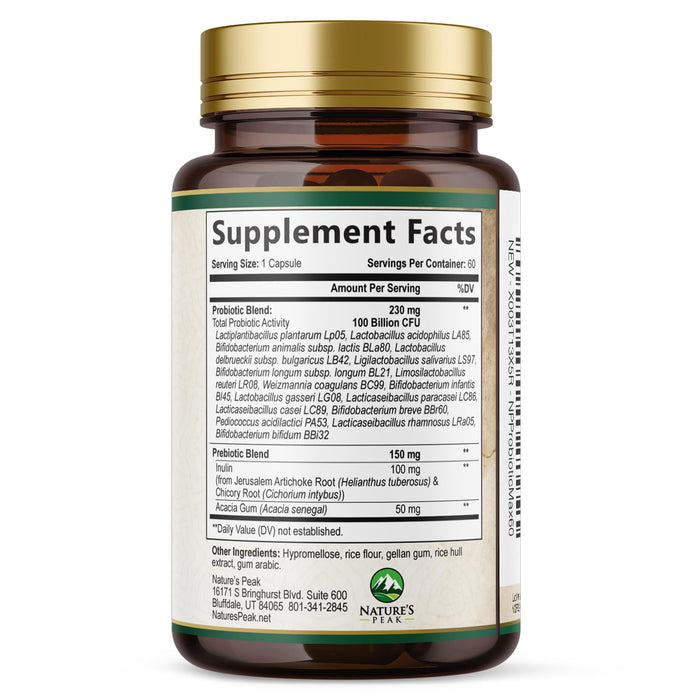 Women’s Daily Probiotic – 100 Billion CFU – 60 Capsules