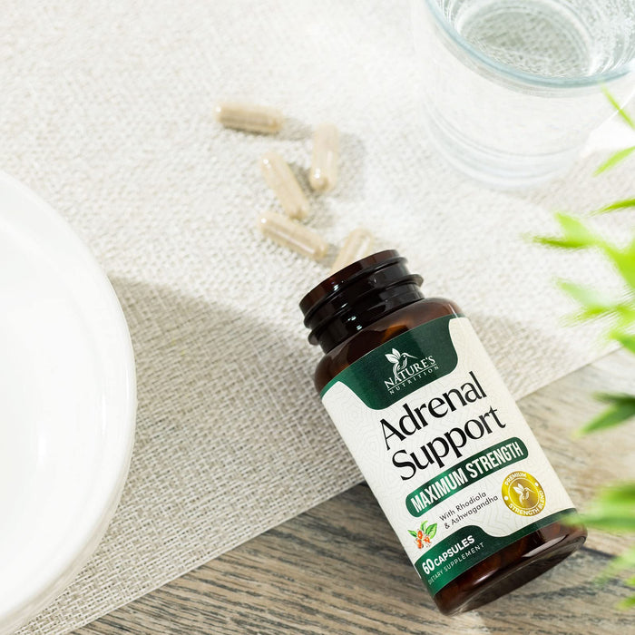 Adrenal Support Supplements Cortex Complex, Best Energy Supplement, Supports Cortisol Health & Energy Levels, Daily Ashwagandha for Women & Men, Supports Adrenal Fatigue & Immune System, 60 Capsules