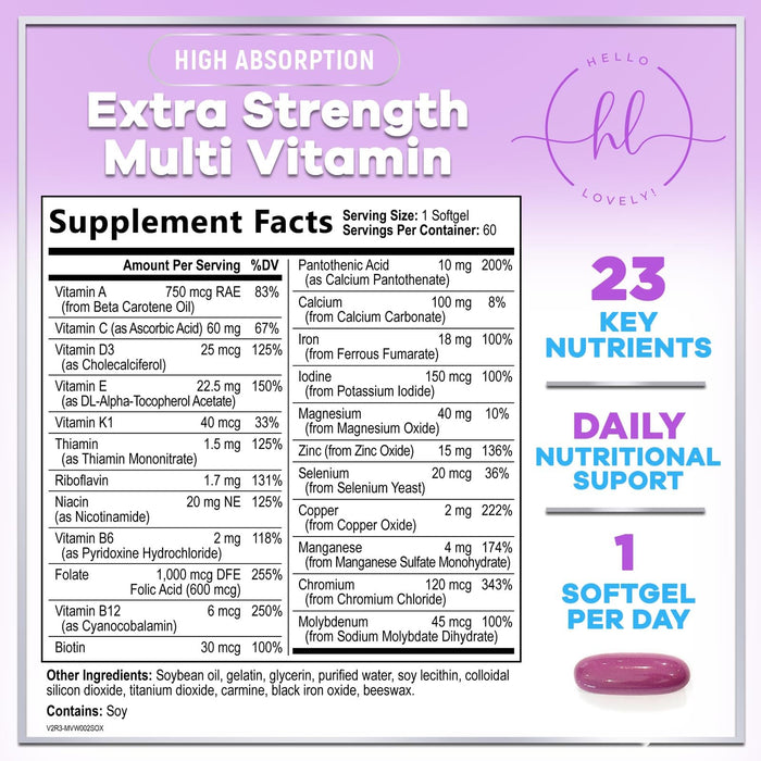 Women’s Daily Multivitamin – 60 Softgels