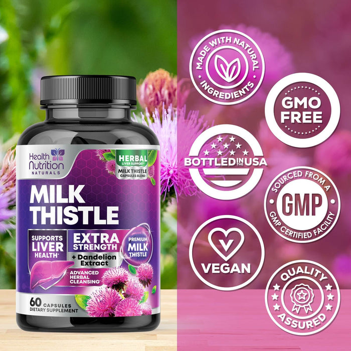 Milk Thistle – 1000mg – 60 Capsules