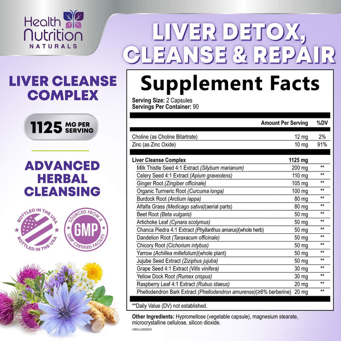 Liver Support Formula – 180 Capsules