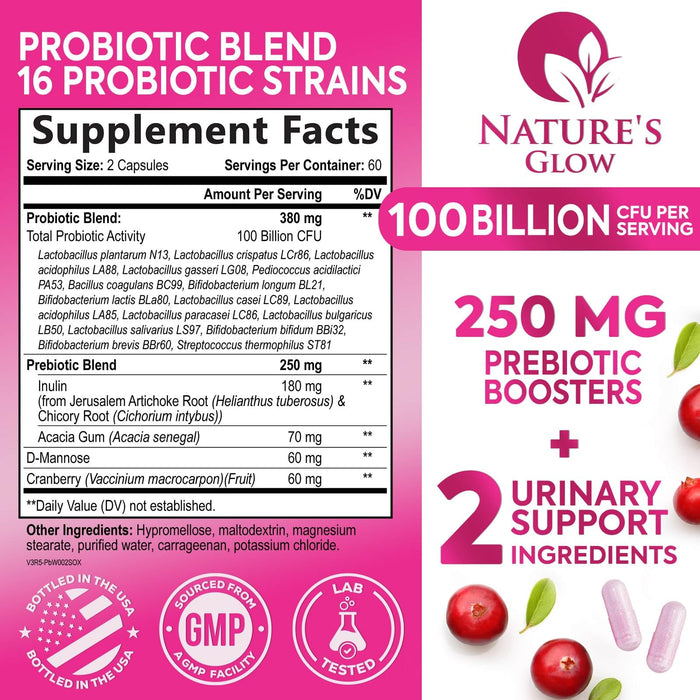 Probiotics For Women 50 Billion CFU – 120 Capsules