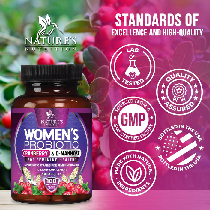 Probiotics for Women 60 Billion CFU – 60 Capsules