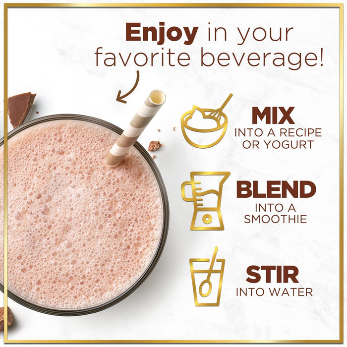 100% Whey Protein Powder, Rich Double Chocolate Whey Isolate 24g Protein & BCAAs - Support Muscle Growth, Recovery & Fitness - Gluten Free, Fast Absorbing, Easy Digesting - Women & Men - 24 Servings