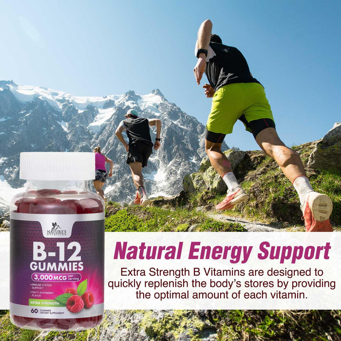 B12 Gummies – 3000mcg – 60 Gummies