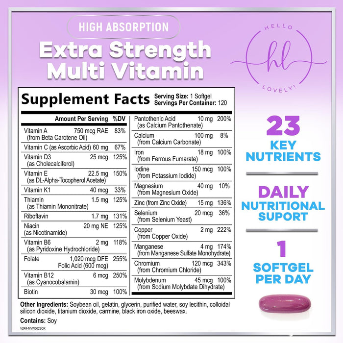 Women’s Daily Multivitamin – 120 Softgels